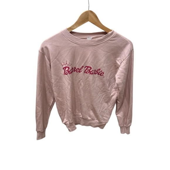 Alternative Tops - Barrel Barbie Light Pink Sweatshirt